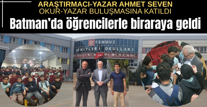 Ahmet Seven Batman'da öğrencilerle biraraya geldi