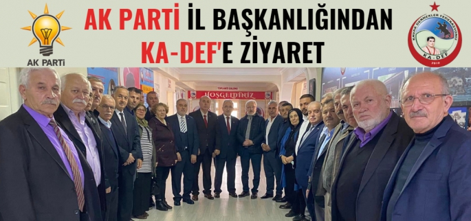 AK Parti Samsun İl Başkanlığından KA-DEF'e ziyaret