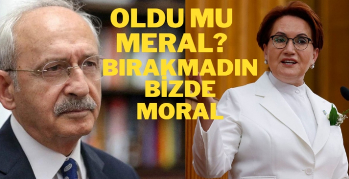 Altılı masadan kopan Meral seçmende moral bırakmadı