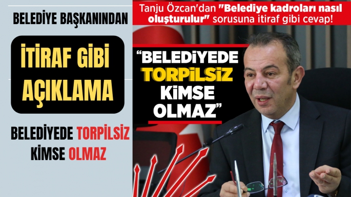 Belediyede torpilsiz kimse olmaz