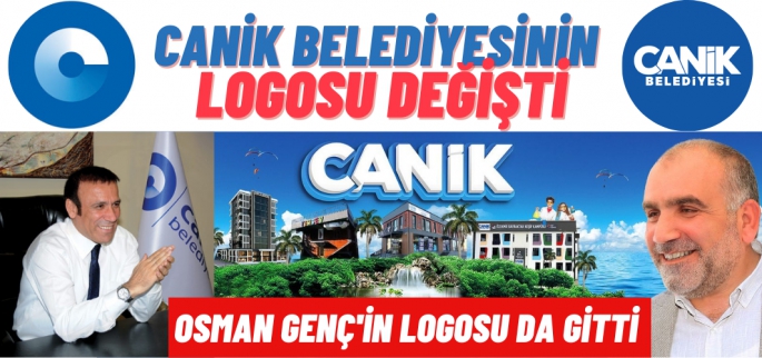 Canik Belediyesinde yine logo değişti