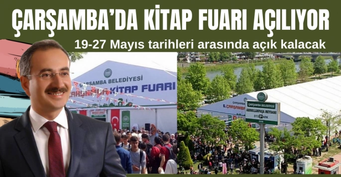 Çarşamba'da kitap fuarı açılıyor