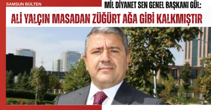 Diyanet Mil Sen Genel Başkanı Celaleddin Gül Memur Sen Başarısız oldu