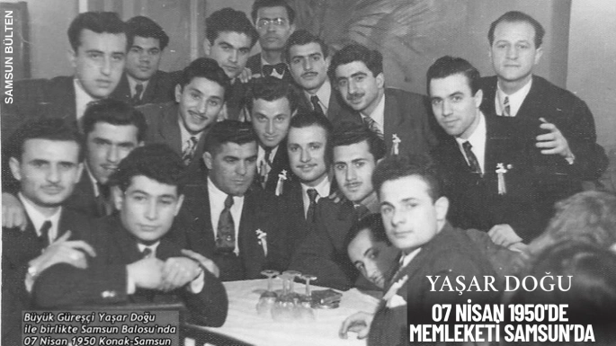 Efsanevi Güreşçi Yaşar Doğu Samsun'da Hayranlarının Sevgisiyle Karşılanmıştı