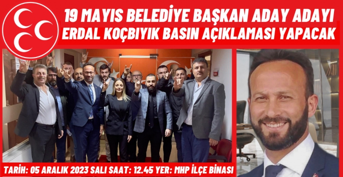 Erdal Koçbıyık Salı Günü Basın Açıklaması yapacak