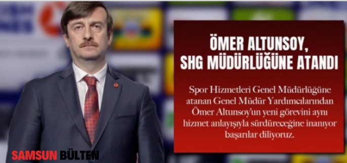 Gençlik ve Spor Bakanlığı Spor Hizmetleri Genel Müdürlüğü'ne vekaleten Ömer Altunsoy atandı