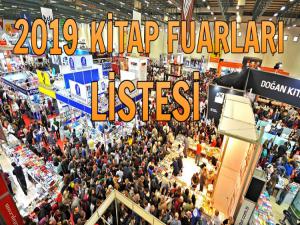 2019 KİTAP FUARLARI TAKVİMİ