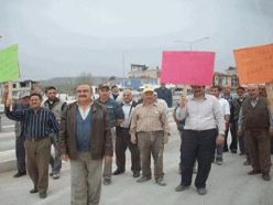 Kavaklılar Samsun Ankara yolunda eylem yaptı