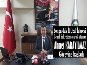 AHMET KARAYILMAZ YENİ GÖREVİNE BAŞLADI