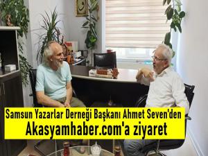 Ahmet Seven Akasyamhaber.com'u ziyaret etti