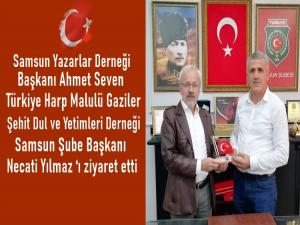 Ahmet Seven Şehit Aileleri Derneğini ziyaret etti