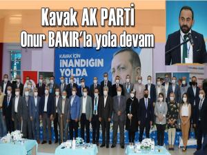 AK PARTİ KAVAKTA ONUR BAKIRLA YOLA DEVAM DEDİ