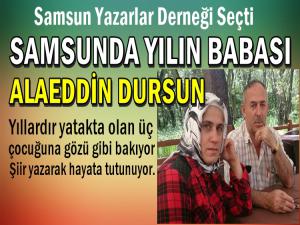 ALAEDDİN DURSUN SAMSUN'DA YILIN BABASI SEÇİLDİ