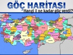 İşte Türkiye'nin göç haritası