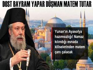 AYASOFYA'NIN AÇILIŞI DOSTA BAYRAM DÜŞMANA MATEMDİR