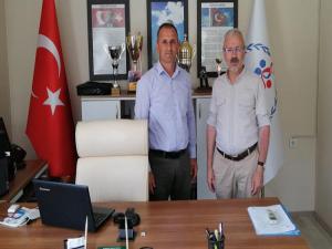 AYVACIK GENÇLİK VE SPOR MÜDÜRÜ  BERBER'E ZİYARET