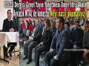  AYVACIK MTAL'DE KİTAP VE OKUMA  ÜZERİNE KONFERANS