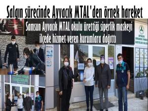 AYVACIK MTAL ÜRETTİĞİ SİPERLİĞİ KURUMLARA DAĞITTI