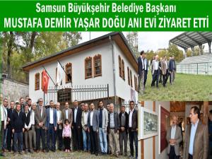 BAŞKAN  DEMİR YAŞAR DOĞU ANI EVİNİ ZİYARET ETTİ