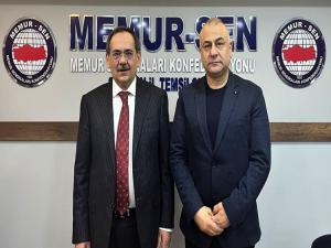 Başkan Mustafa Demir'den Memur Sen'e ziyaret 
