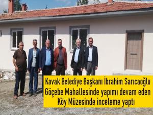 SARICAOĞLU'NDAN GÖÇEBE  KÖY MÜZESİNDE İNCELEME