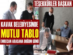 BAŞKAN SARICAOĞLUNDAN PERSONELİNE SÜRPRİZ