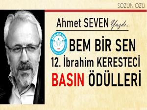 BEM BİR SEN 12. İbrahim Keresteci Basın Ödüllerinin ardından