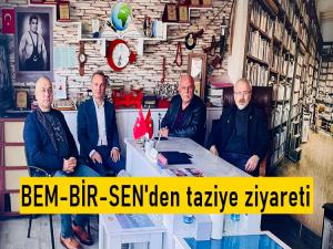 BEM-BİR-SEN'den taziye ziyareti 