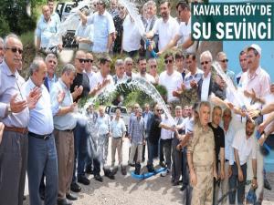 BEYKÖYLÜLER BEKLEDİKLERİ İÇME SUYUNA KAVUŞTU