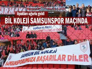 BİL KOLEJİ ÖĞRENCİLERİNDEN SAMSUNSPOR'A DESTEK