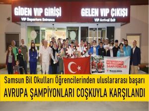 BİL KOLEJİNDEN ŞAMPİYONLARA COŞKULU KARŞILAMA