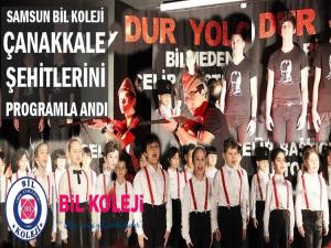 BİL KOLEJİNİN ÇANAKKALE  PROGRAMI DUYGULANDIRDI