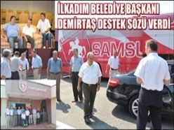 Başkan Demirtaş'tan Samsunspor'a destek sözü