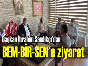 Canik Belediye Başkanı İbrahim Sandıkçı BEM BİR SENi  ziyaret etti