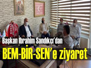 Canik Belediye Başkanı İbrahim Sandıkçı BEM BİR SENi ziyaret etti