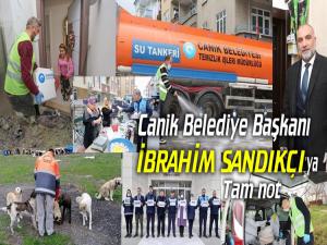 BAŞKAN İBRAHİM SANDIKÇI'YA TAM NOT 