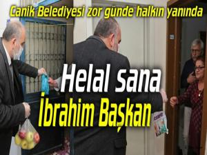 CANİKLİLERDEN İBRAHİM SANDIKÇI'YA 'HELAL SANA BAŞKANIM' 