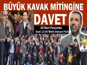 CUMHUR İTTİFAKINDAN BÜYÜK KAVAK MİTİNGİNE DAVET