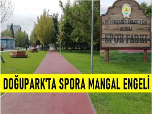 DOĞUPARKTA SPORA MANGAL ENGELİ