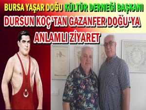 DURSUN KOÇ'TAN PROF. DR. GAZANFER DOĞU'YA ZİYARET 