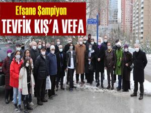 EFSANE GÜREŞÇİ TEVFİK KIŞ'IN İSMİ ÖLÜMSÜZLEŞTİ