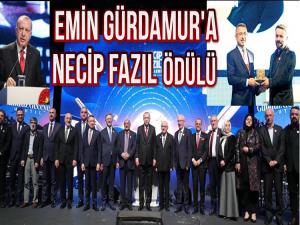 EMİN GÜRDAMUR NECİP FAZIL ÖDÜLÜNE LAYIK GÖRÜLDÜ