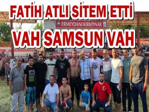  FATİH ATLI KIRKPINARDAN LADİK BELEDİYESİNE SİTEM ETTİ