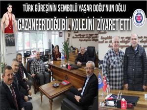 GAZANFER DOĞU SAMSUN  BİL KOLEJİNİ ZİYARET ETTİ 