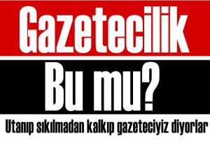 Gazetecilik bu mu?