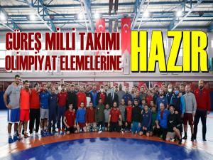 GÜREŞ MİLLİ TAKIMIMIZ OLİMPİYAT ELEMELERİNE HAZIR