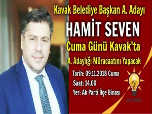 HAMİT SEVEN A. ADAYLIĞI MÜRACAATI YAPACAK