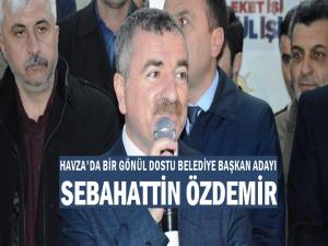 HAVZA BELEDİYE BAŞKAN ADAYI SEBAHATTİN ÖZDEMİR