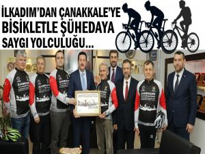 İLKADIMDAN ÇANAKKALEYE BİSİKLETLE YOLA ÇIKTILAR