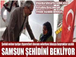 Şehidin Evinde Hüzünlü Bekleyiş